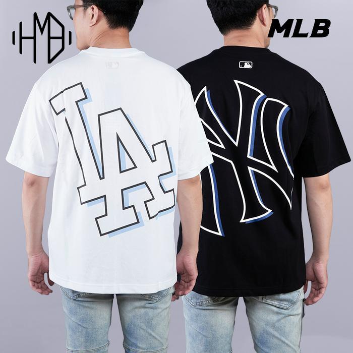 Jual MLB Korea Mega Logo V2 Tee 100% Authentic | Shopee Indonesia