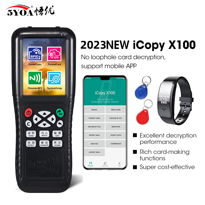 Jual NFC Smart Card Reader Writer RFID Copier 125KHz 13.56MHz USB Fob ...