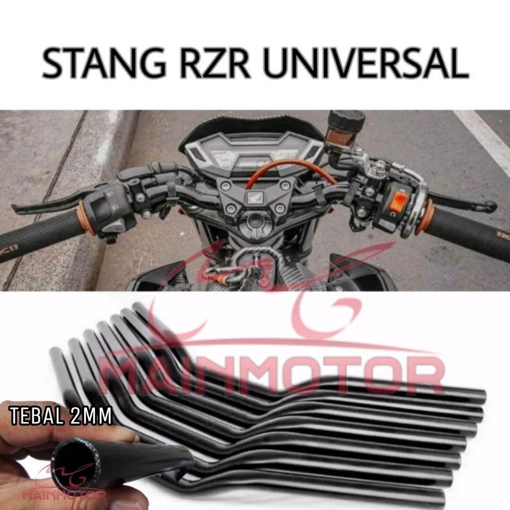 Jual STANG YAMAHA RZR UNIVERSAL PNP CB150R VIXION SATRIA FU | Shopee ...