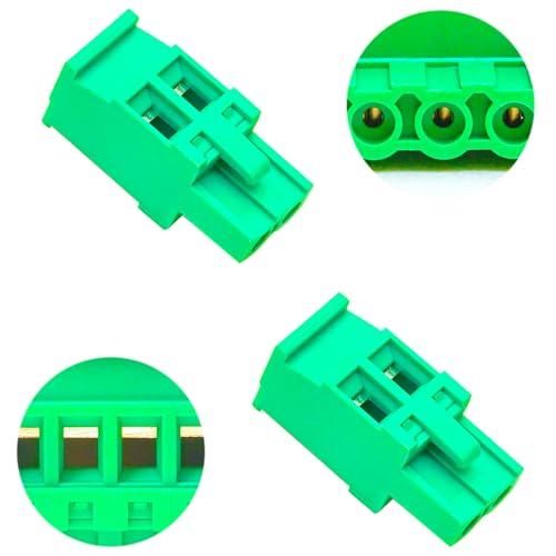 Jual 5.0mm 2 Pin Phoenix Connector Green PCB Screw Terminal Block ...