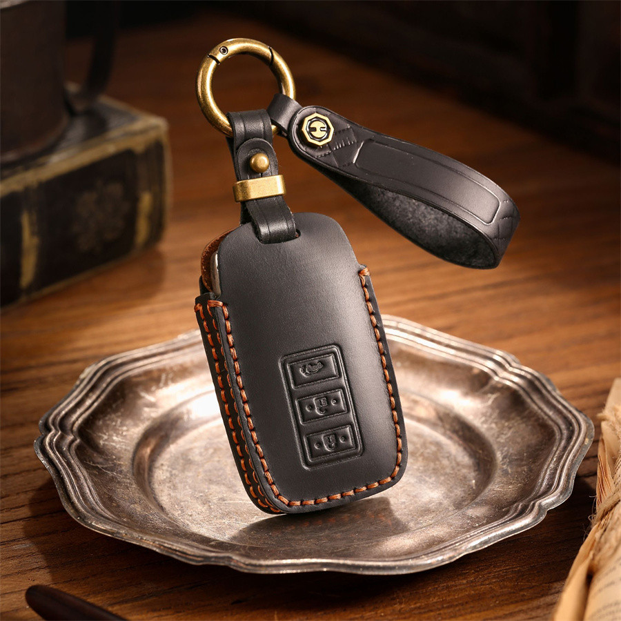 Jual Leather 3/4 Buttons Car Key Case Cover for Lexus ES LS UX UX 300e ...
