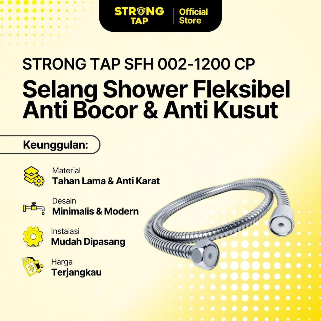 Jual STRONG TAP Selang Shower SFH 002-1200 CP | Selang Shower Fleksibel ...