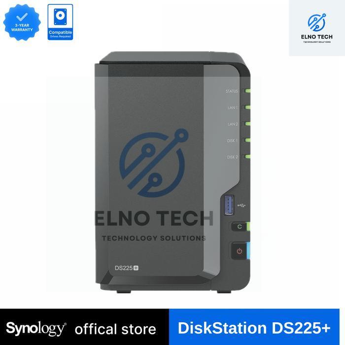 Jual Synology DS225+ DiskStation 2-BAY NAS Server Storage Cloud DS 225 ...