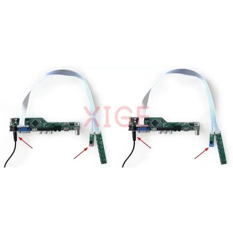 KIT SCHEDA CONTROLLER HDMI VGA 2AV LCD con Pannello 8