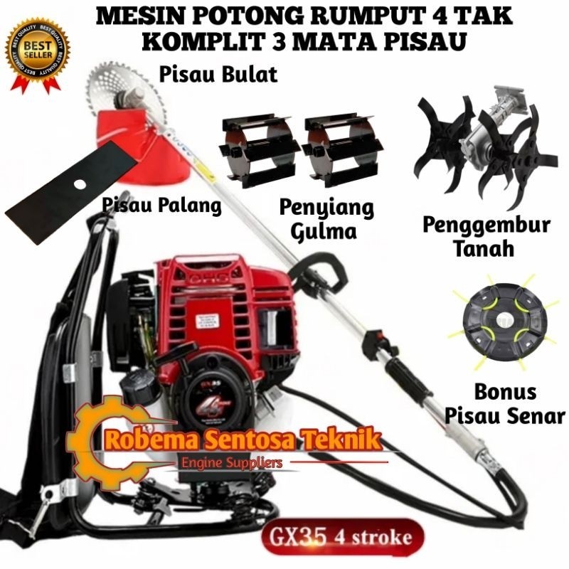 Jual Mesin Potong Pangkas Babat Rumput Pemotong MESIN POTONG RUMPUT 4 ...