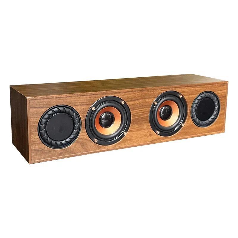 Jual Wooden Bluetooth Speakers Portable Wireless Subwoofer Mega Bass ...