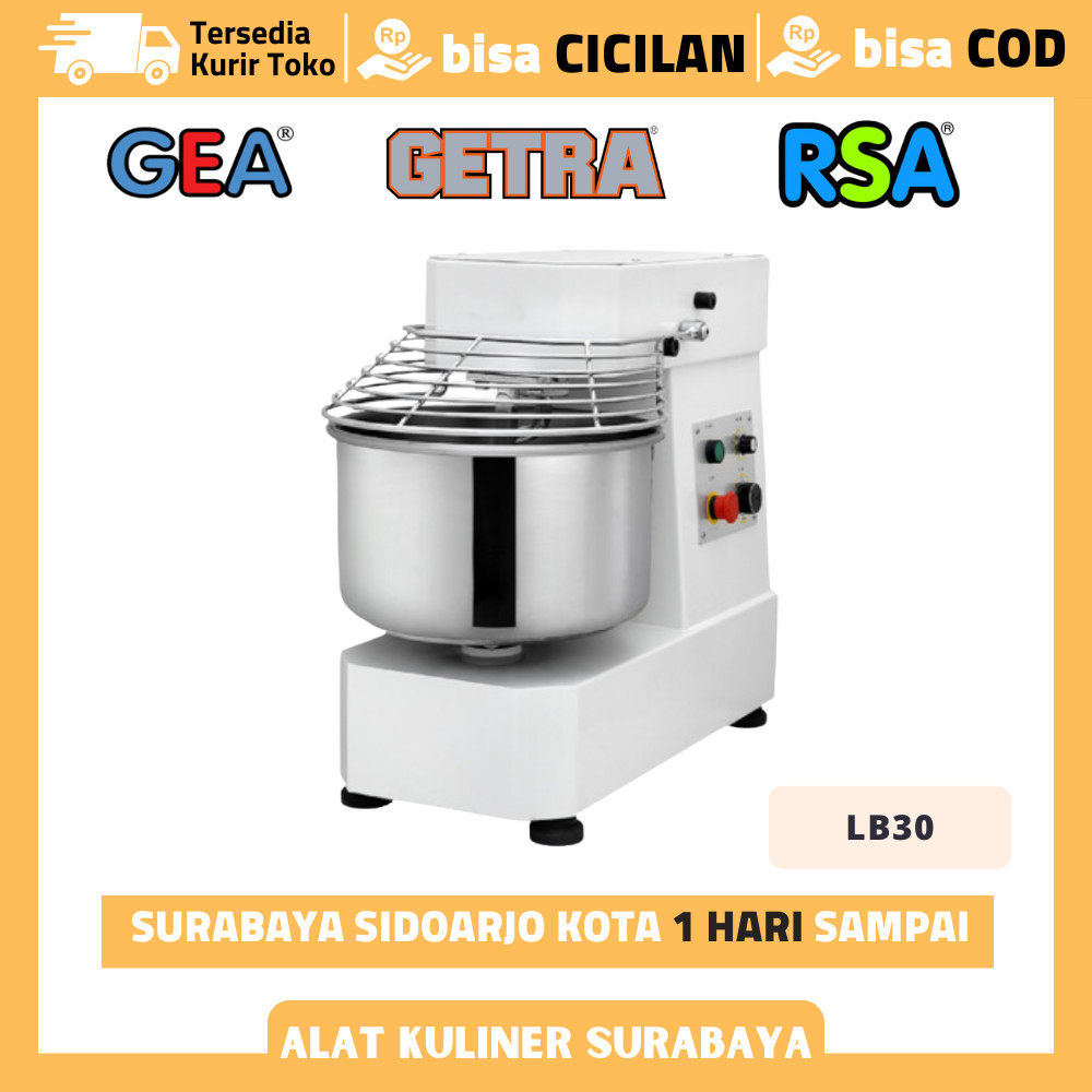 Jual SPIRAL MIXER ROTI 30 LITER GETRA LB-30 LB30 LB 30 MIXER SPIRAL ...