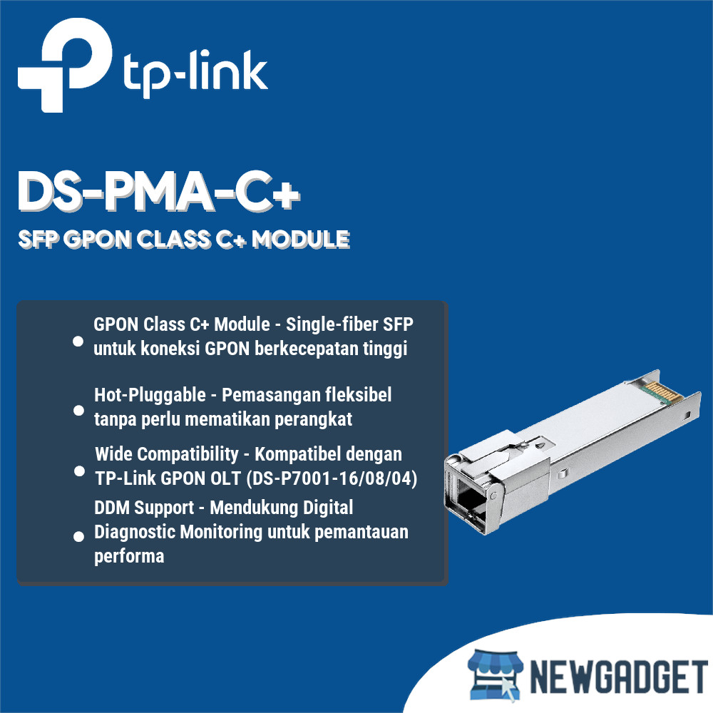 Jual TP-LINK DS-PMA-C+ SFP GPON CLASS C+ MODULE | Shopee Indonesia