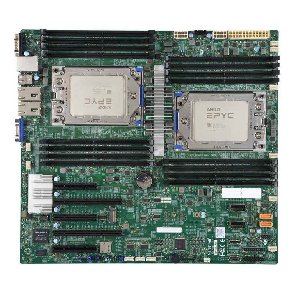 Jual Combo Box Supermic H11DSiNT Motherboard Socket SP3 240W TDP With ...