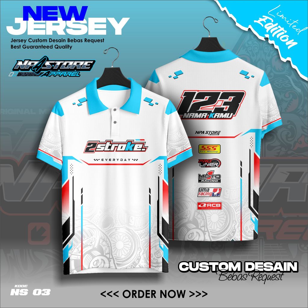Jual JERSEY RACING CUSTOM BEBAS REQUEST FULL PRINTING DESAIN MOTIF ...