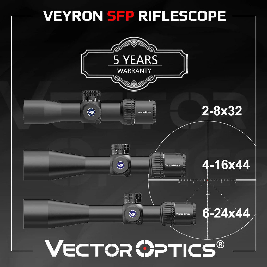 Jual Vector Optics Veyron SFP Compact Scope With Turret Lock System For ...