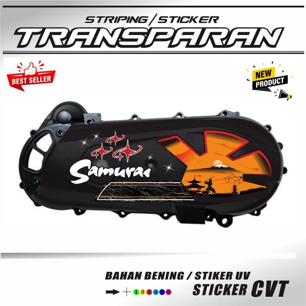 Jual STICKER CVT MIO STICKER STRIPING CVT ALL MATIC MOTIF TERLARIS ...