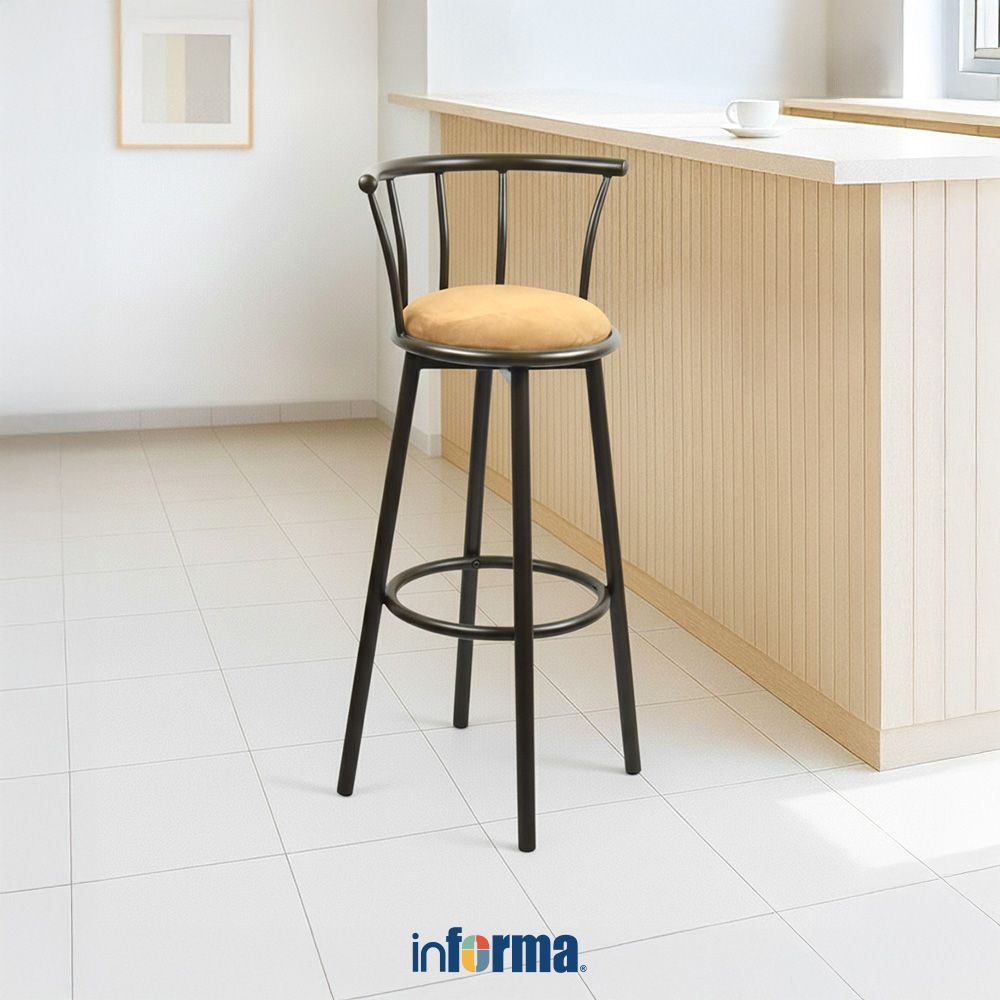 Jual Informa Neo Mocha Kursi Bar Fabric - Cokelat Bar Stool Kursi Kafe ...