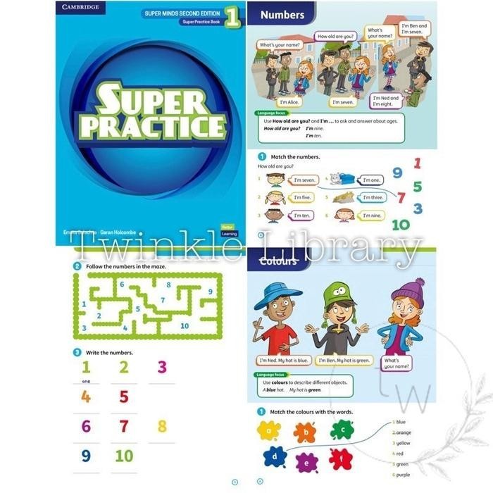 Jual BUKU FISIK Super Practice Book 1 2 3 4 5 6 (2nd edition / 2022 ...
