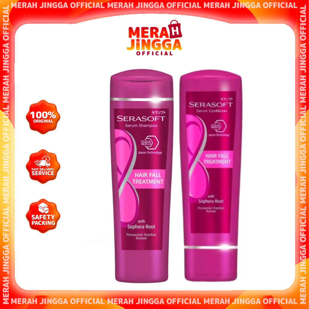 Jual Serasoft Shampo Hairfall 170ml | Serasoft Conditioner Hairfall ...