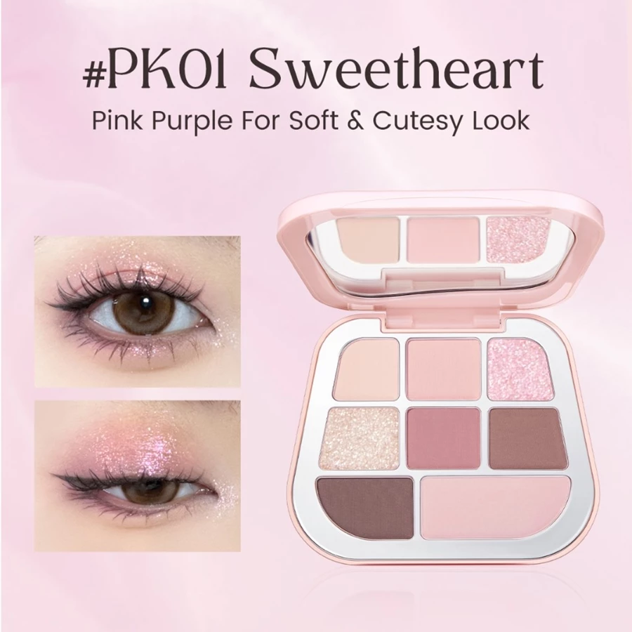 FOCALLURE 8-color High Pigment Eyeshadow Palette