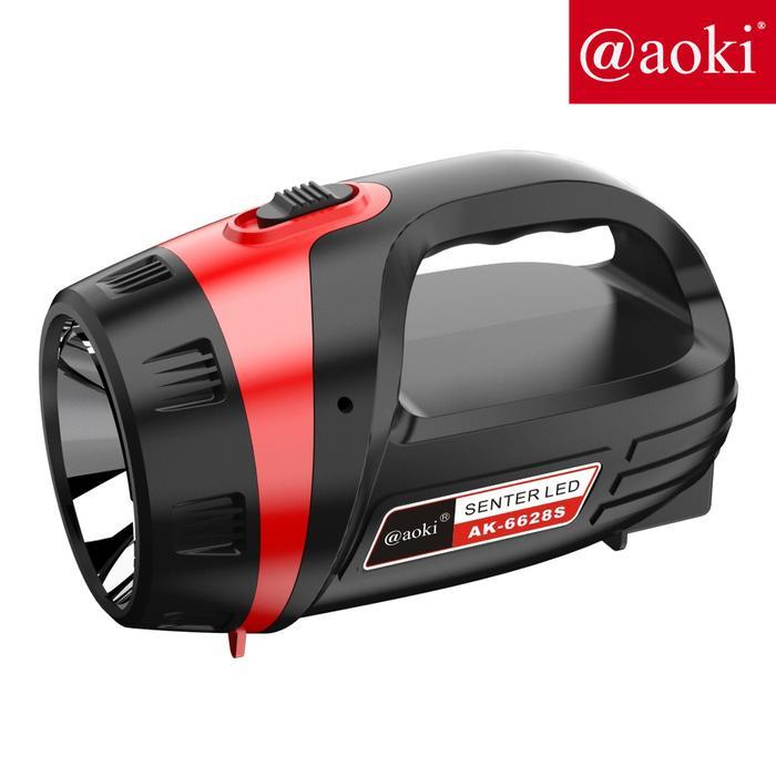 Jual AOKI Senter LED 2W Cas Ulang | Bisa Jadi Lampu Darurat | Baterai ...