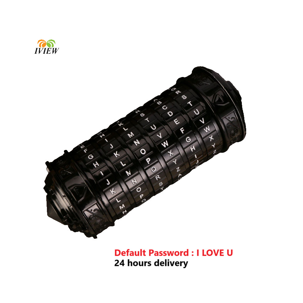 Jual The Da Vinci Code Metal Cryptex Locks Toys for Wedding Gifts Gift ...