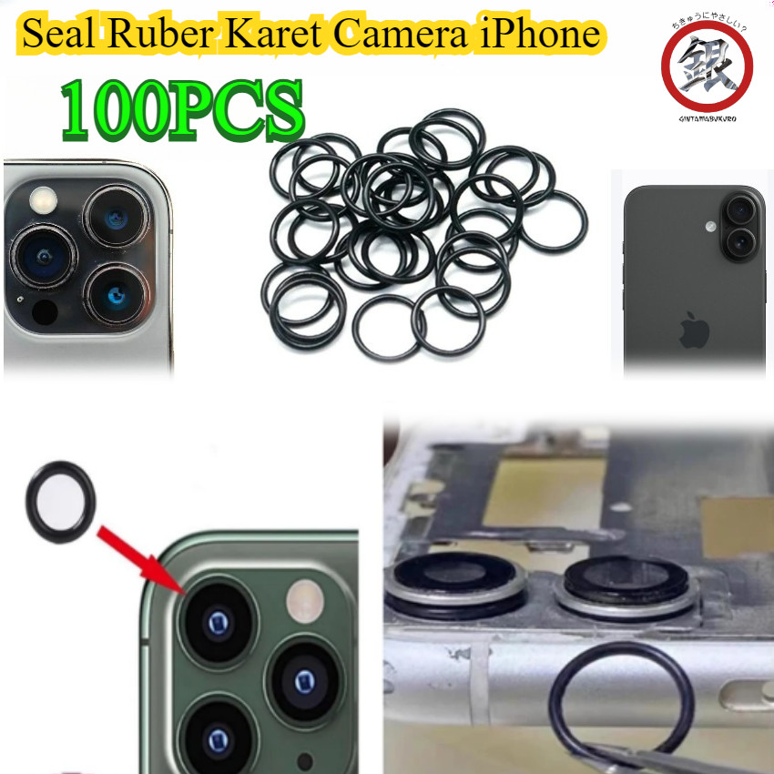 Jual 100PCS/Set Seal Ruber Karet Camera IPhone/O Ring Seal /Karet Anti ...