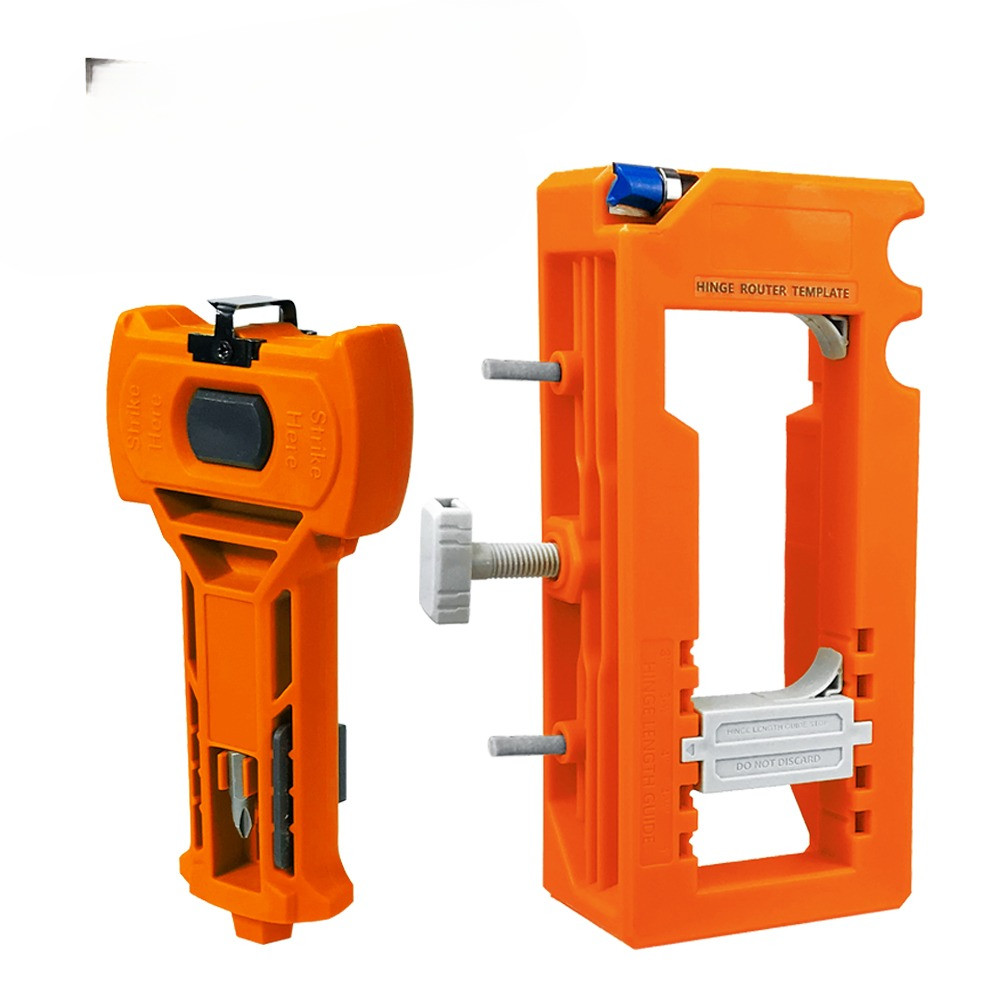 Door Latch Installation Kit – Mortise Tool For Scoring & Chiseling, Fits 1-3/8” Or 1-3/4” Doors, Square Or Round Latches