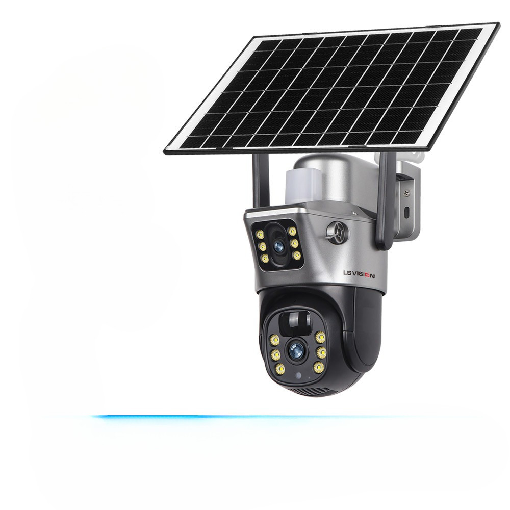 Jual LS VISION Solar Camera 4G Sim Outdoor Dual Lens WiFi 8MP 4K IP ...