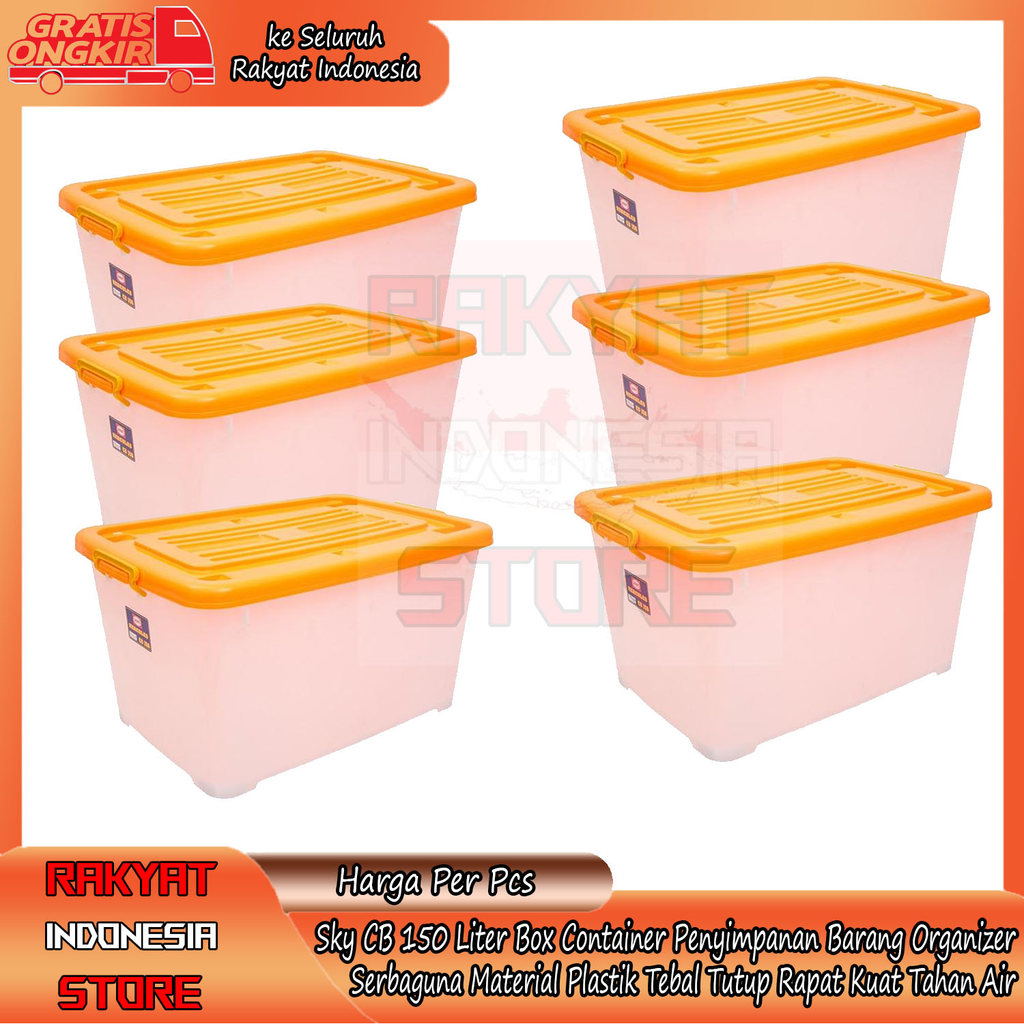 Jual Sky CB 150 Liter Box Container Penyimpanan Barang Multifungsi ...