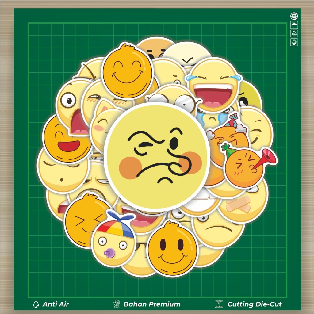 Jual HOT 50 PCS Stiker VK SMILEYS Stiker Fashion Cars Decal Dingin ...