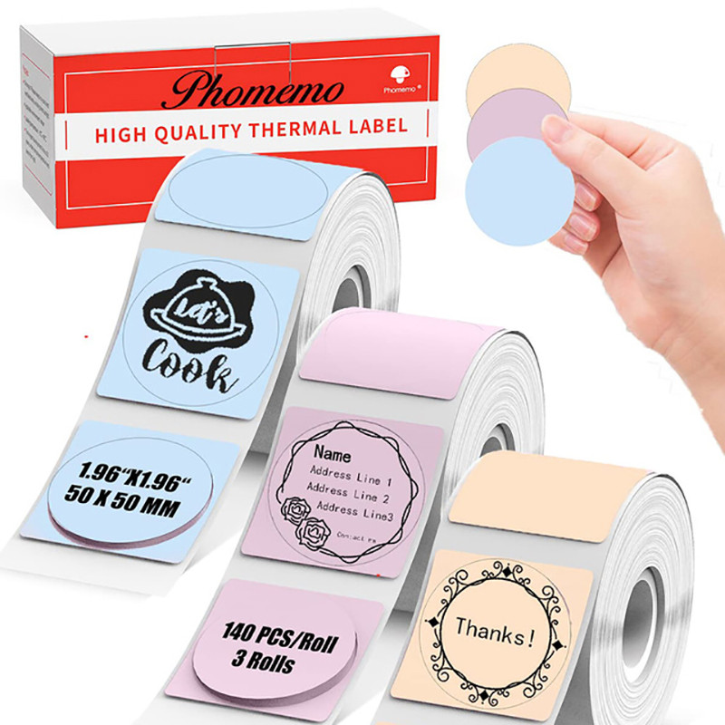 Jual Phomemo M110 Labels Color M200 Label 40x30MM for M220 M200 M120 ...