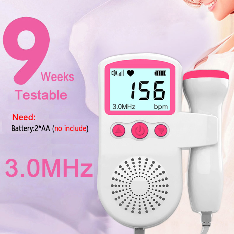 Jual Fetal Doper Hand-hold Pocket Portable Sound Baby Heart Pregnancy 3 ...
