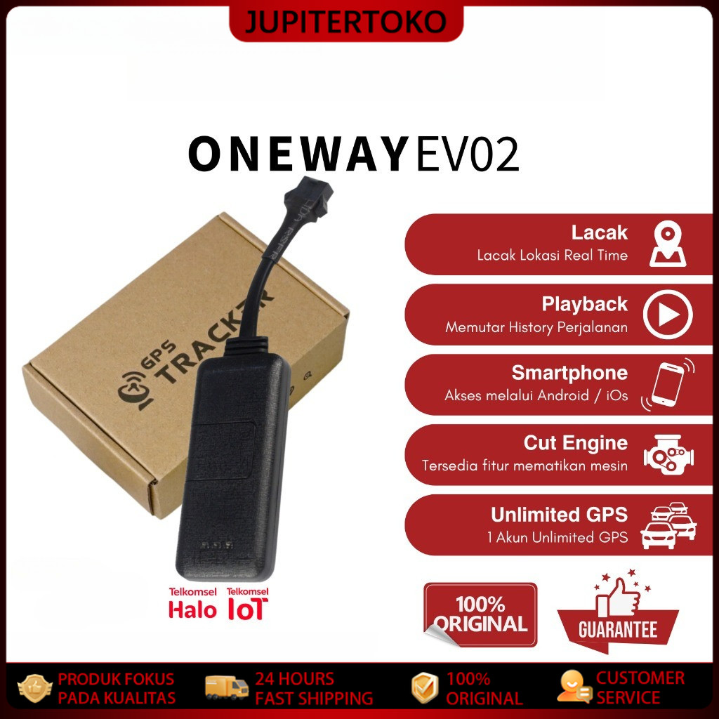 Jual GPS Tracker Oneway EV02 Gratis Aplikasi Server GPS | Shopee Indonesia