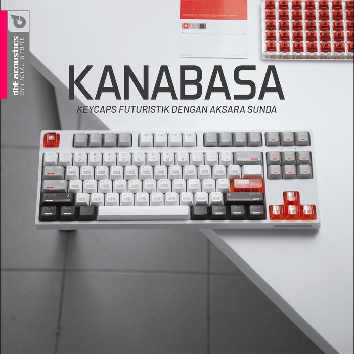 Jual DBE KANABASA Keycaps Dye-Sub Futuristik dengan Aksara Sunda ...