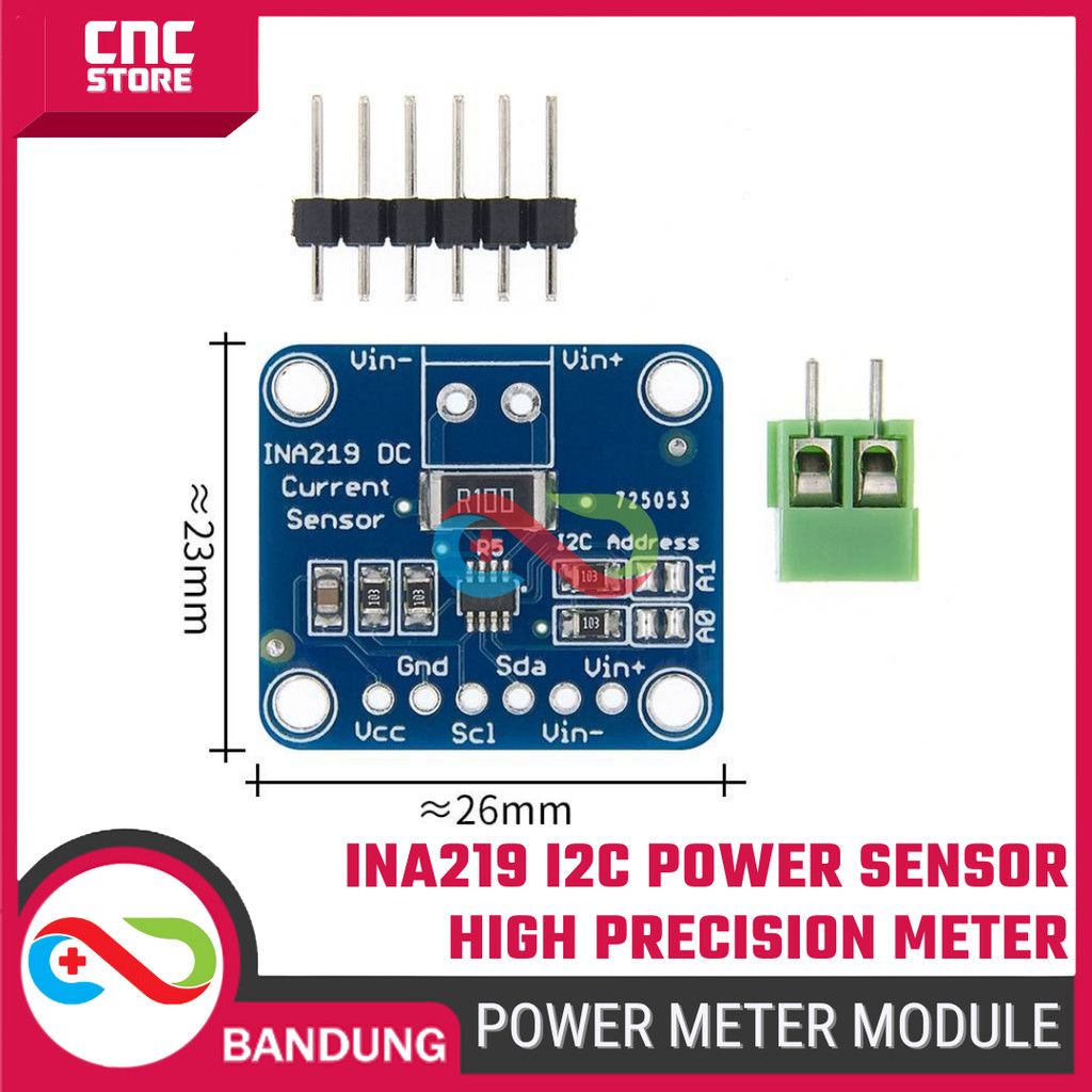 Jual Sensor Daya INA219 CJMCU-219 I2C – Modul Pengukur Arus, Tegangan ...