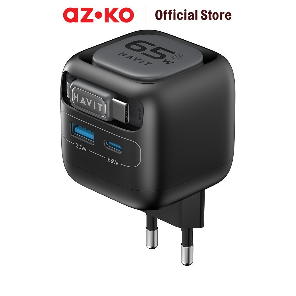 Jual AZKO Havit Kepala Charger Type A & Type C Wireless & Retractable ...