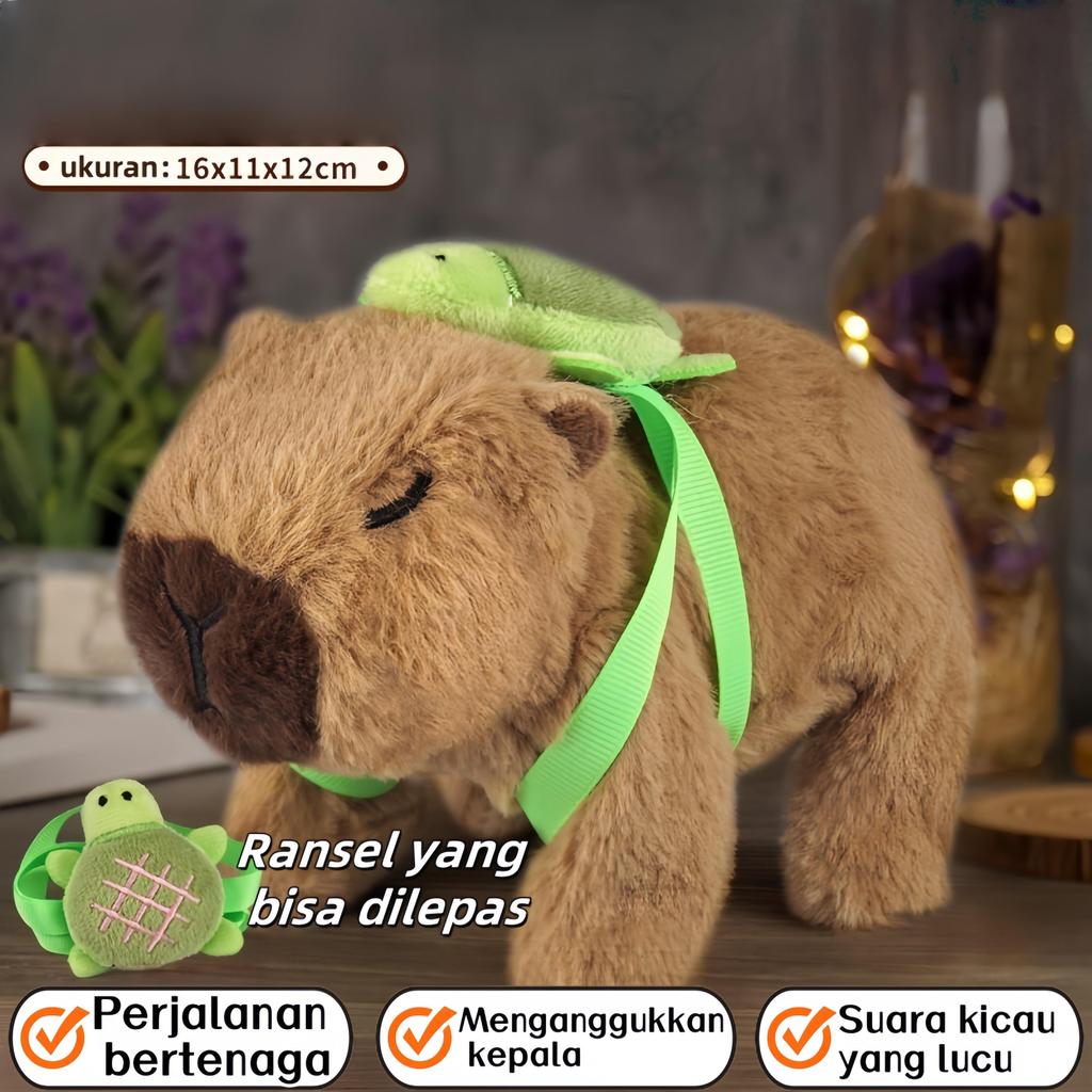 Jual Capybara Boneka Mainan listrik /Mainan Mewah/Boneka Dengan Ekor ...