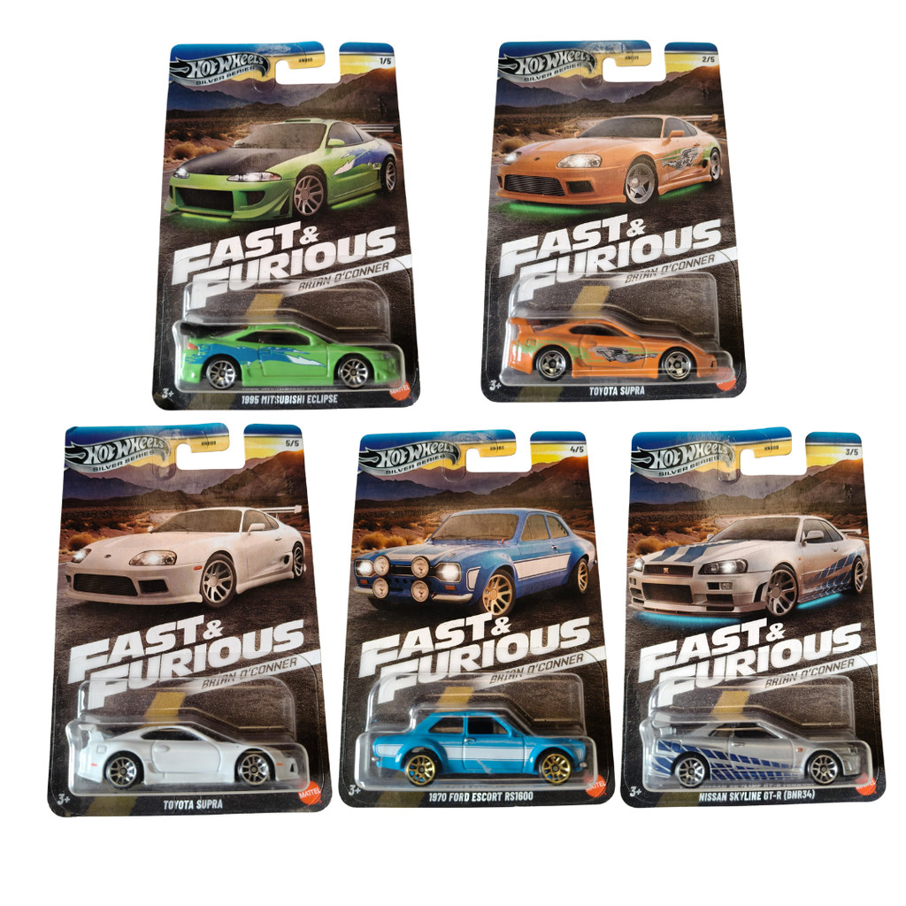 ミニカー HotWheels fast&Furious r34 Supra eclipse Jual HOT WHEELS FAST & FURIOUS BRIAN R34, SUPRA, ECLIPSE, FORD