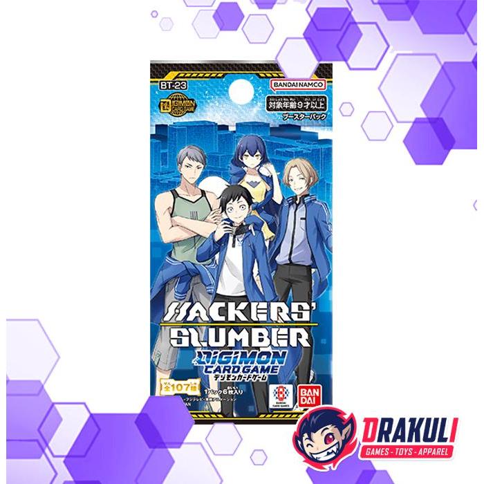 Digimon Card Game: Hackers' Slumber Booster Box (BT23) – English Version, Bandai (Ships 10/24)