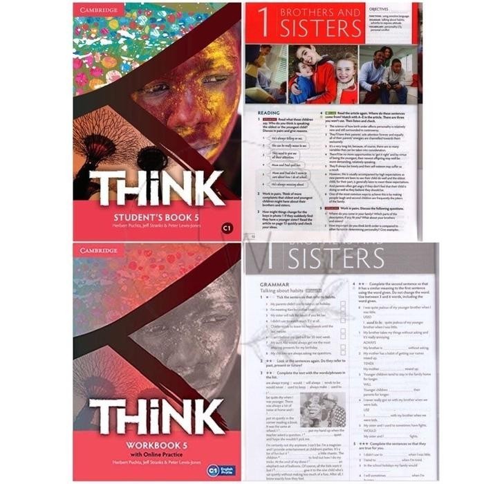 Jual BUKU FISIK THINK Starter 1 2 3 4 5 Student’s B…