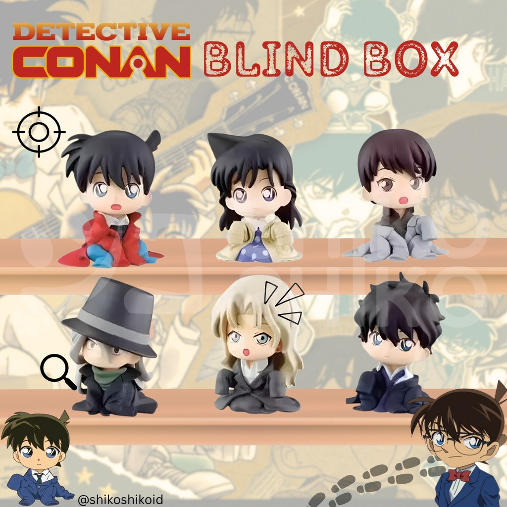 Jual BBFdcRD6 Blind Box Figure Conan Baby Bayi Figurine Chibi Detektif ...