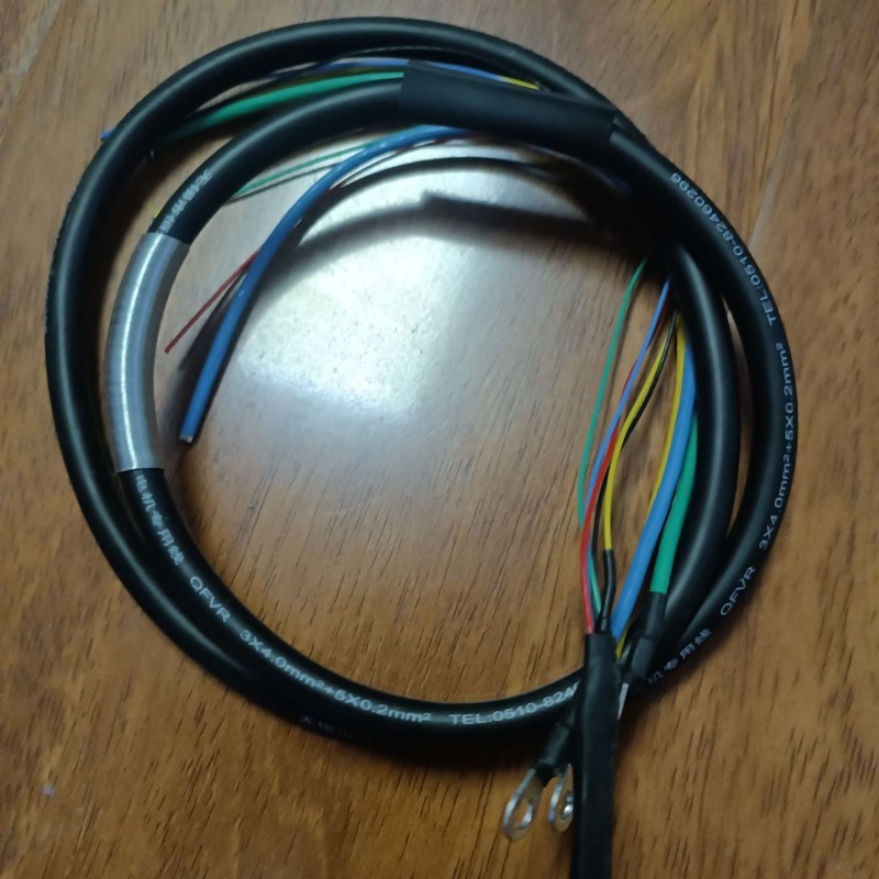 Jual Ebike 40mm² Motor Cable With 5 Wires Hall Senor Connector Hub ...