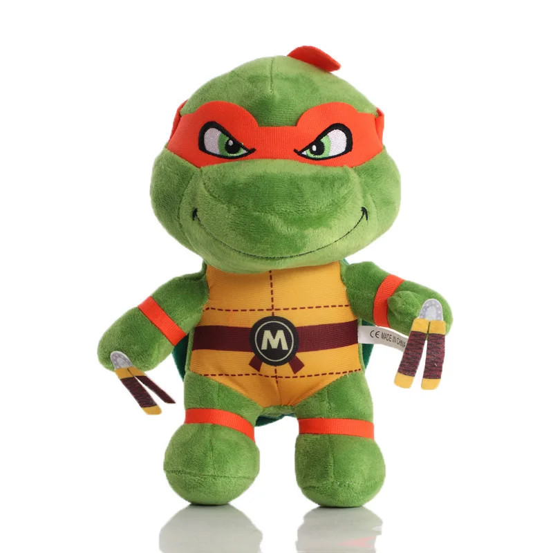 Jual 25cm Ninja Turtles Plush Dolls Anime Game TMNT Leo Raph Mike Don ...