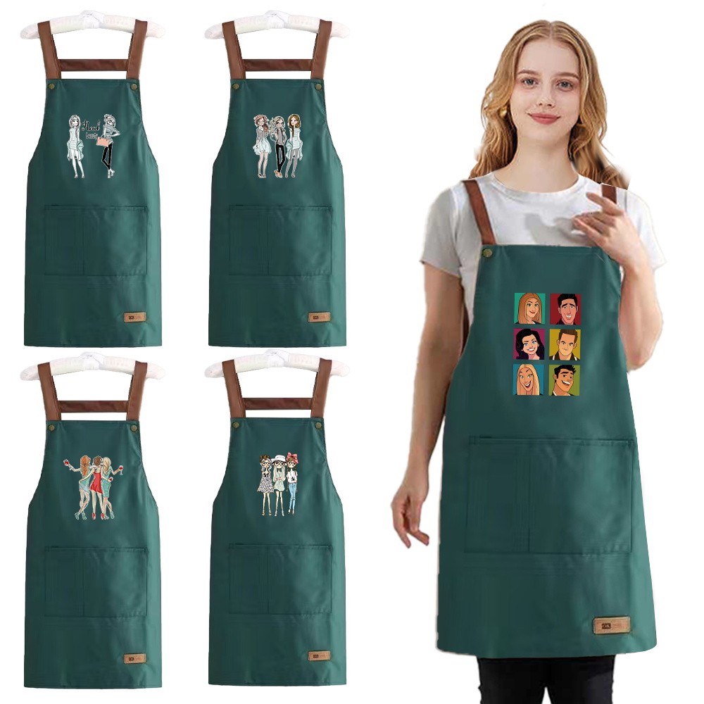 Jual Celemek Apron Moms Garden Apron Cook Competition Student Household ...