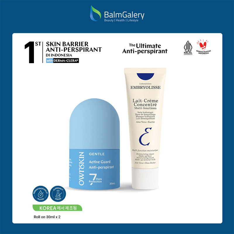 Jual BALMGALERY - OWNSKIN X EMBRYOLISSE - GENTLE Active Guard Roll On ...