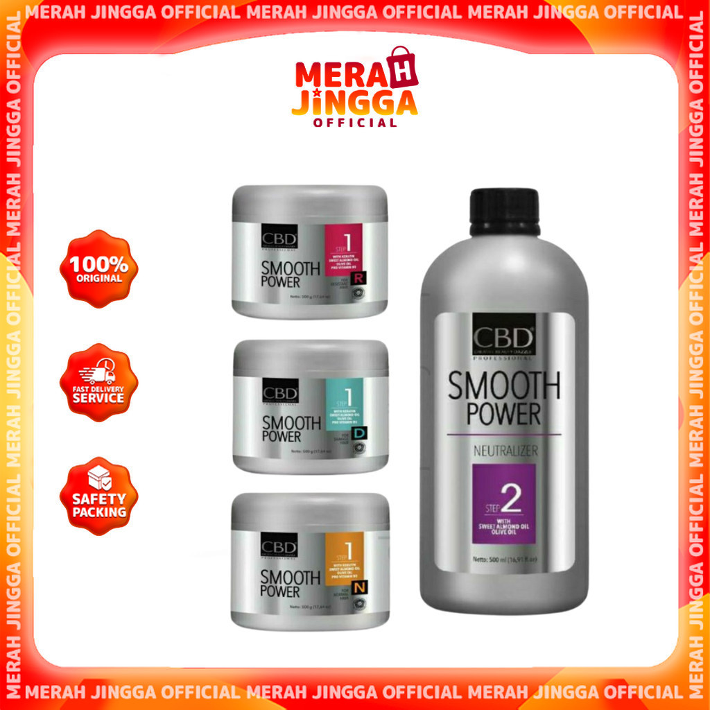 Jual CBD Smooth Power Keratin / Smothing Keratin 500gr | Merah Jingga ...