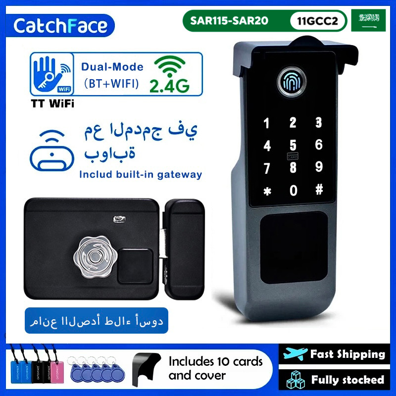 Jual TTLock WIFI Version Built In Gateway Fingerprint Waterproof ...