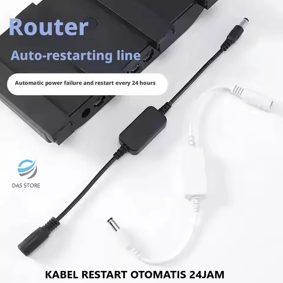 Jual 24 Hour Auto Reboot Router Routing Timer Reset Tool DC / Kabel ...