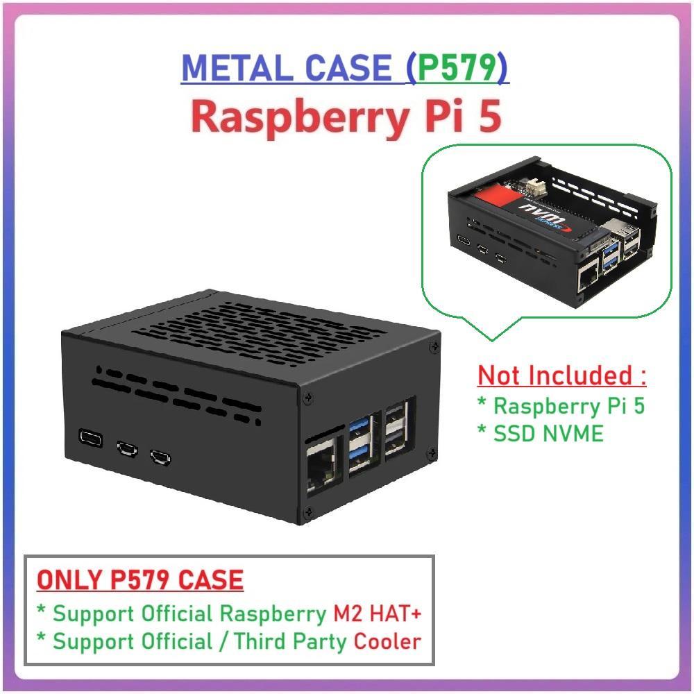Geekworm CNC Aluminium Behuizing – Ultra-dun – Voor Raspberry Pi 3 Model A+ En A – Passieve Koeling Met Thermische Tape