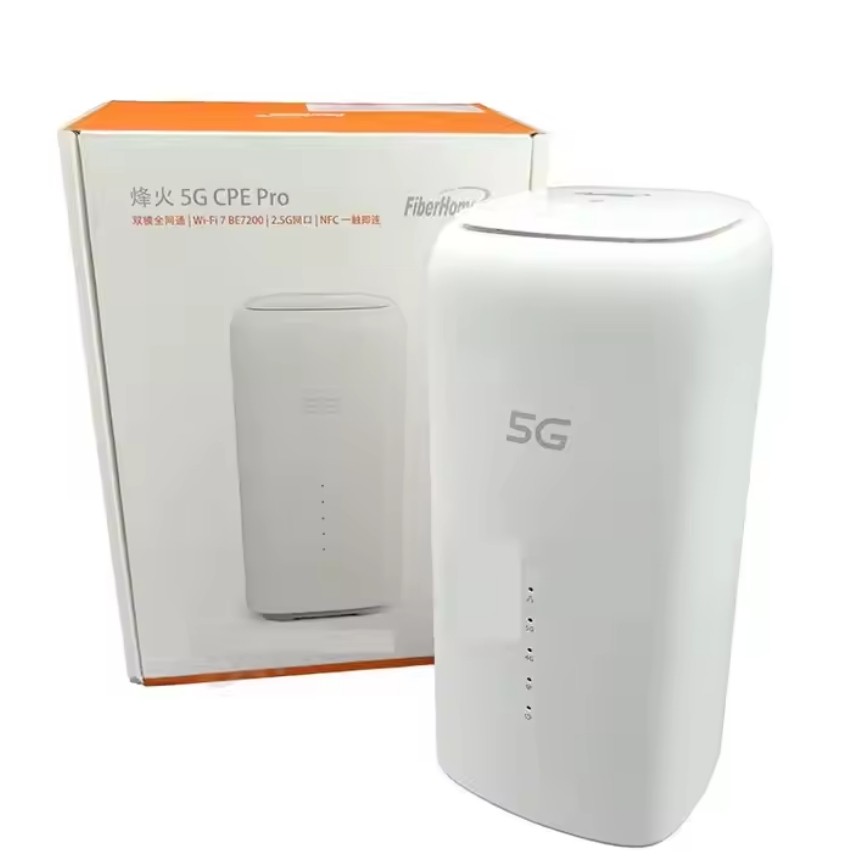 Jual FiberHome 5G CPE Pro LG6851F WiFi 7 Router BE7200 Dual 25G ...