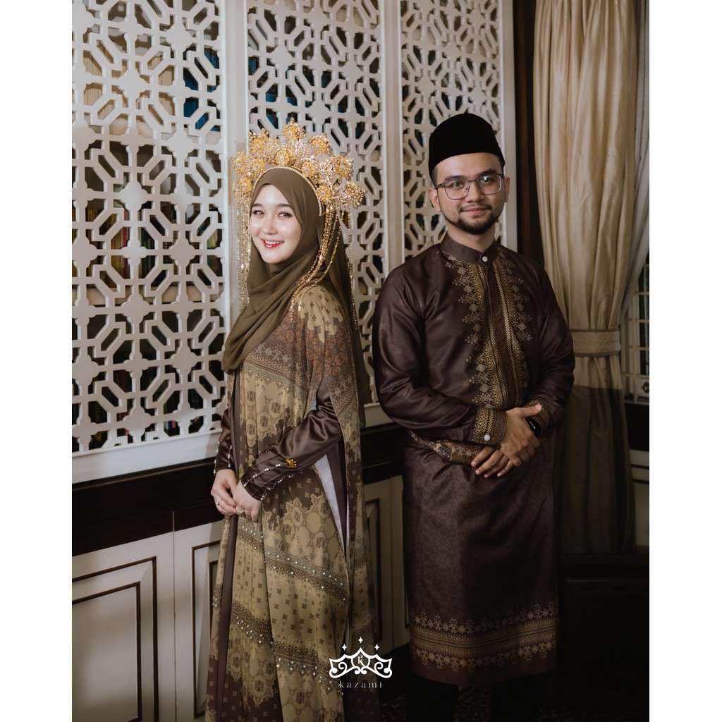 Jual Kazami - Dress / Gamis Meulaboh Kasih Style 1 Set Inner Outer ...