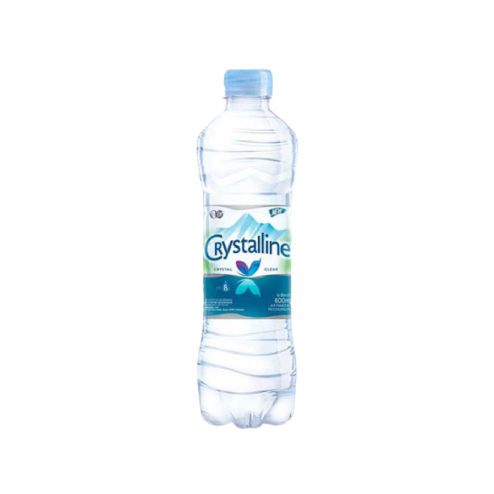 Jual Crystalin Air Mineral Botol 600 ml | Shopee Indonesia