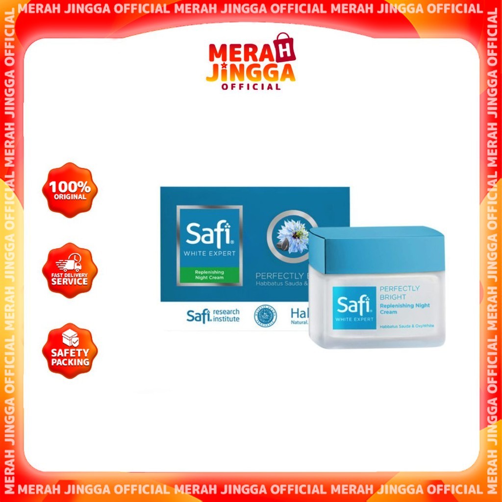 Jual SAFI White Expert Replenishing Night Cream 25 gr | Merah Jingga ...